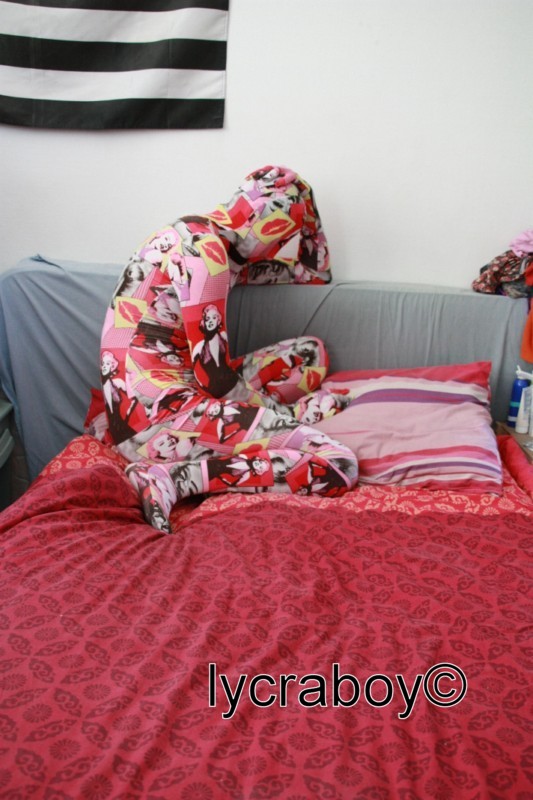 Zentai "Marylyn Monroe", fait-main (confectionné par moi-meme)

