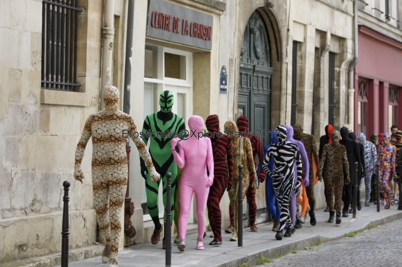 me voila "Chef de bande", en tete du cortège
