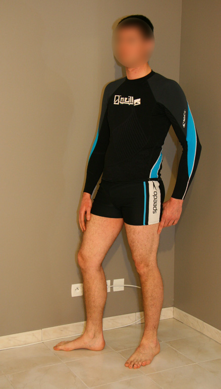 Boxer lycra et haut néoprène

