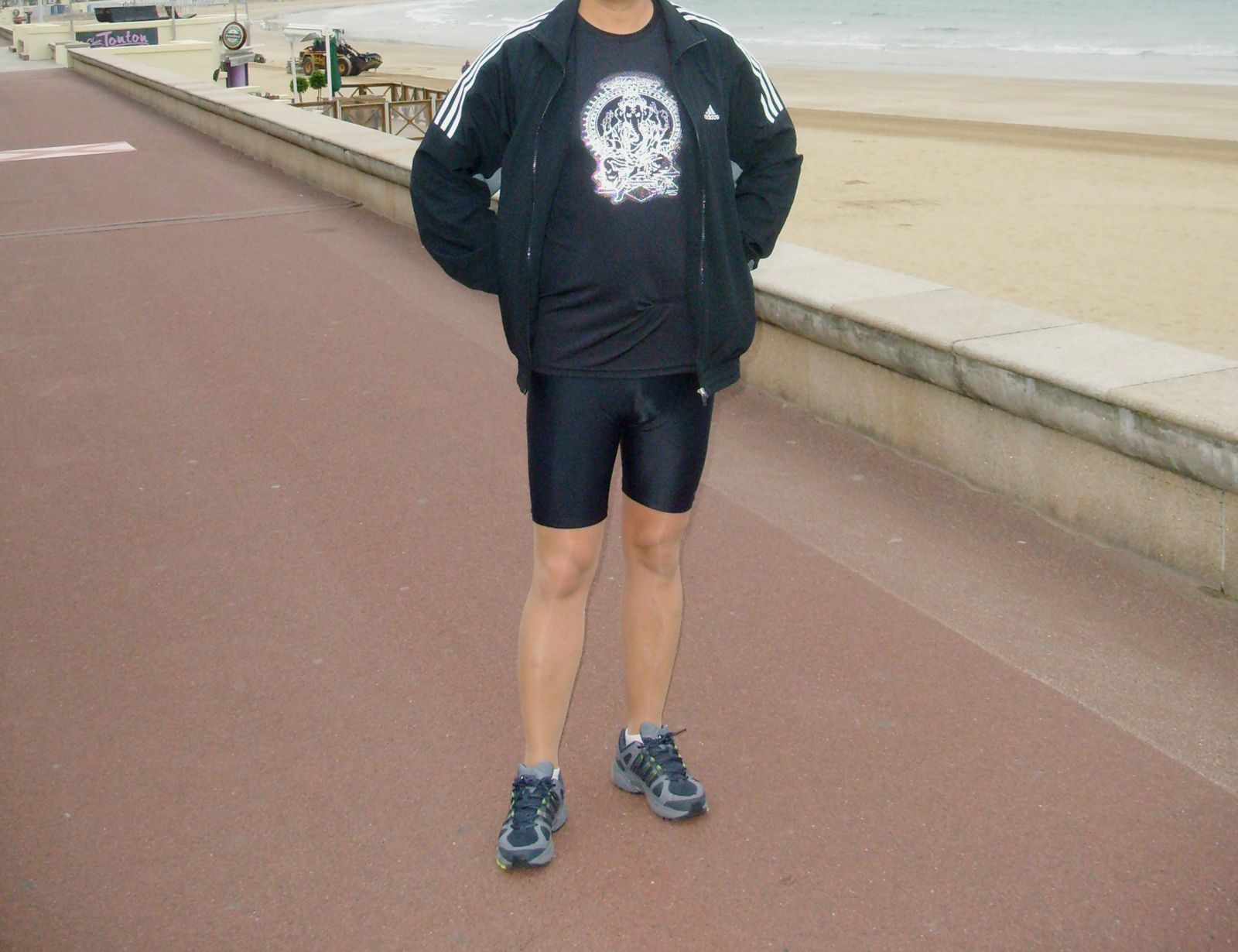 Lycra et collants en extérieur
