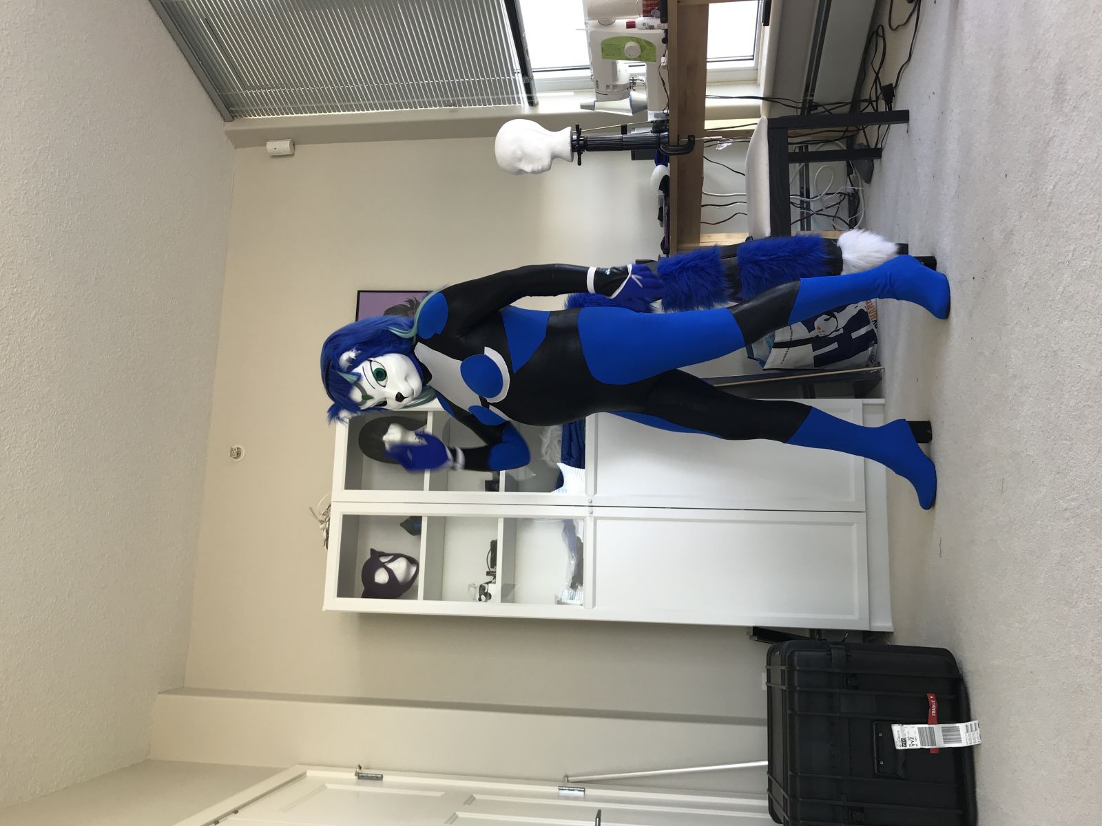 Krystal
Krystal aux complet premier test du costume.

